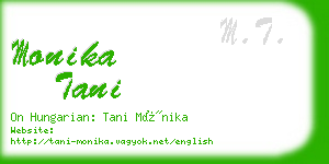 monika tani business card